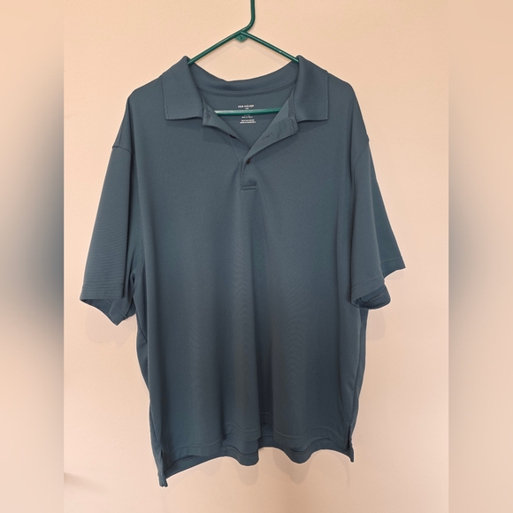 Van Heusen Other - Van Heusen Men's Slate Blue Short-Sleeve Polo